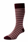 Pantherella Usa Socks BURGUNDY/PINK / M Barrington