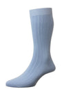 Pantherella Usa Socks SKY BLUE Sea Island Cotton Men's Socks