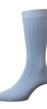Pantherella Usa Socks SKY BLUE Sea Island Cotton Men's Socks