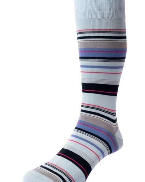 Pantherella Usa Socks SPA BL/AVO/CRL Portmore Dress Socks