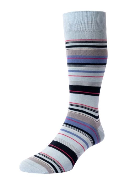 Pantherella Usa Socks SPA BL/AVO/CRL Portmore Dress Socks
