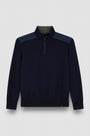 Paul and Shark 1/4 Zip 050 / M Typhoon Platinum Soft Cool Touch