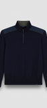 Paul and Shark 1/4 Zip 050 / M Typhoon Platinum Soft Cool Touch
