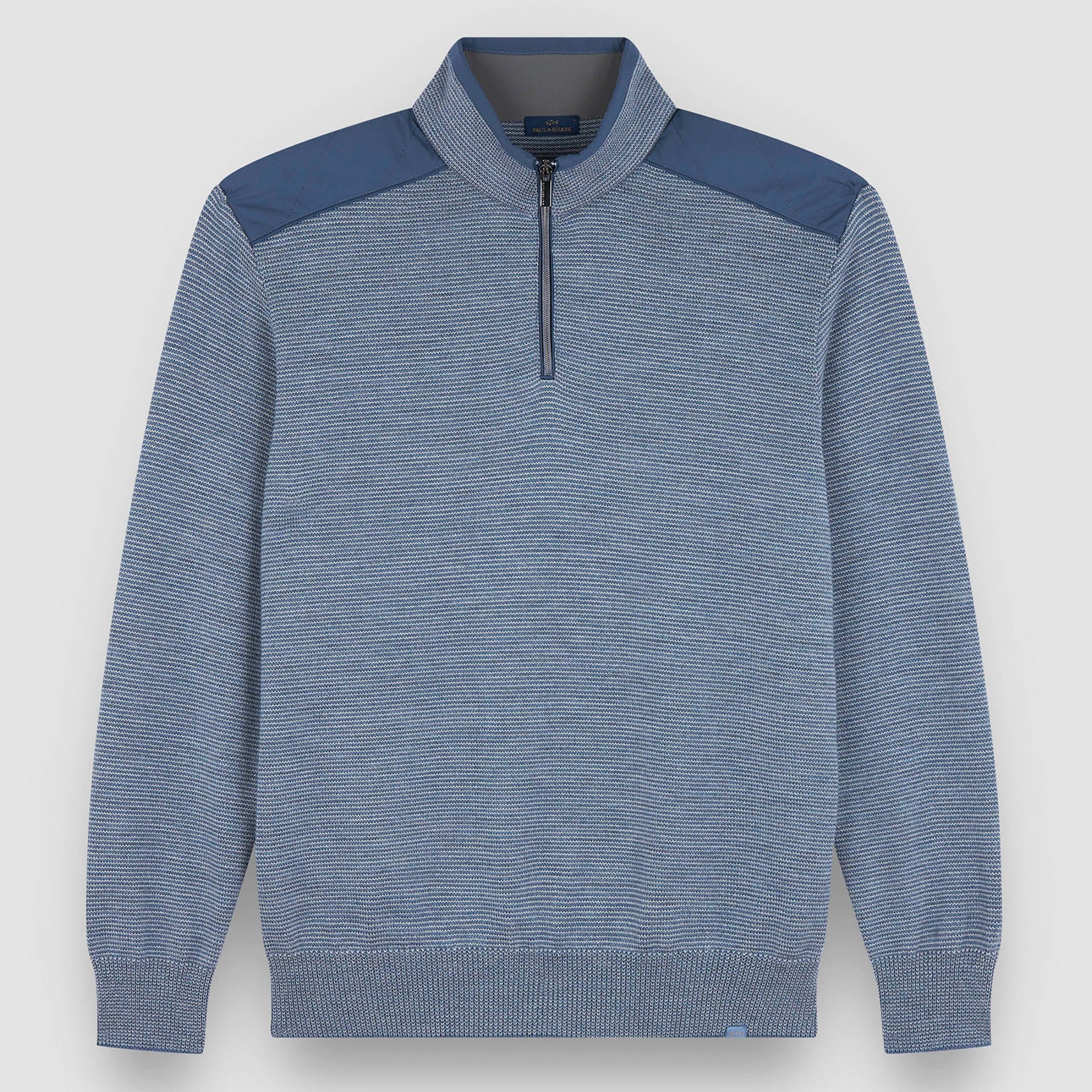 Paul and Shark 1/4 Zip 200 / M Typhoon Platinum Soft Cool Touch