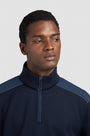 Paul and Shark 1/4 Zip Typhoon Platinum Soft Cool Touch