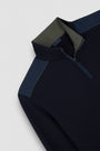Paul and Shark 1/4 Zip Typhoon Platinum Soft Cool Touch