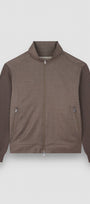 Paul and Shark Sweaters Sequoia / S Merino Wool Hybrid Zip-Up Cardigan