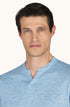 Paul and Shark T-Shirts Pure Linen Jersey Open Collar T-Shirt