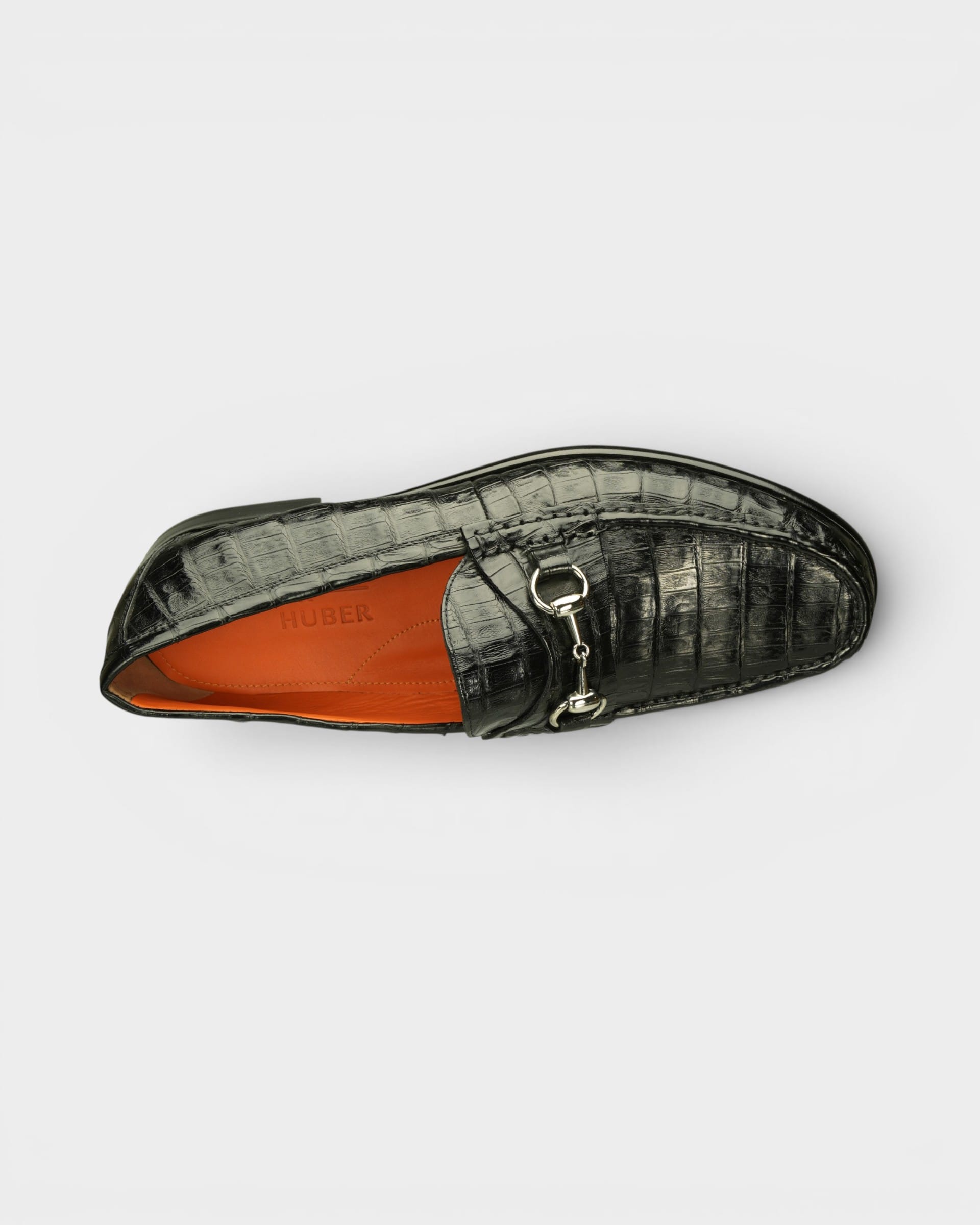 Peter Huber Shoes King Crocodile Bit Loafer