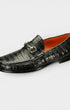 Peter Huber Shoes King Crocodile Bit Loafer