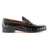 Peter Huber Shoes King Crocodile Bit Loafer