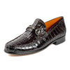 Peter Huber Shoes King Crocodile Bit Loafer