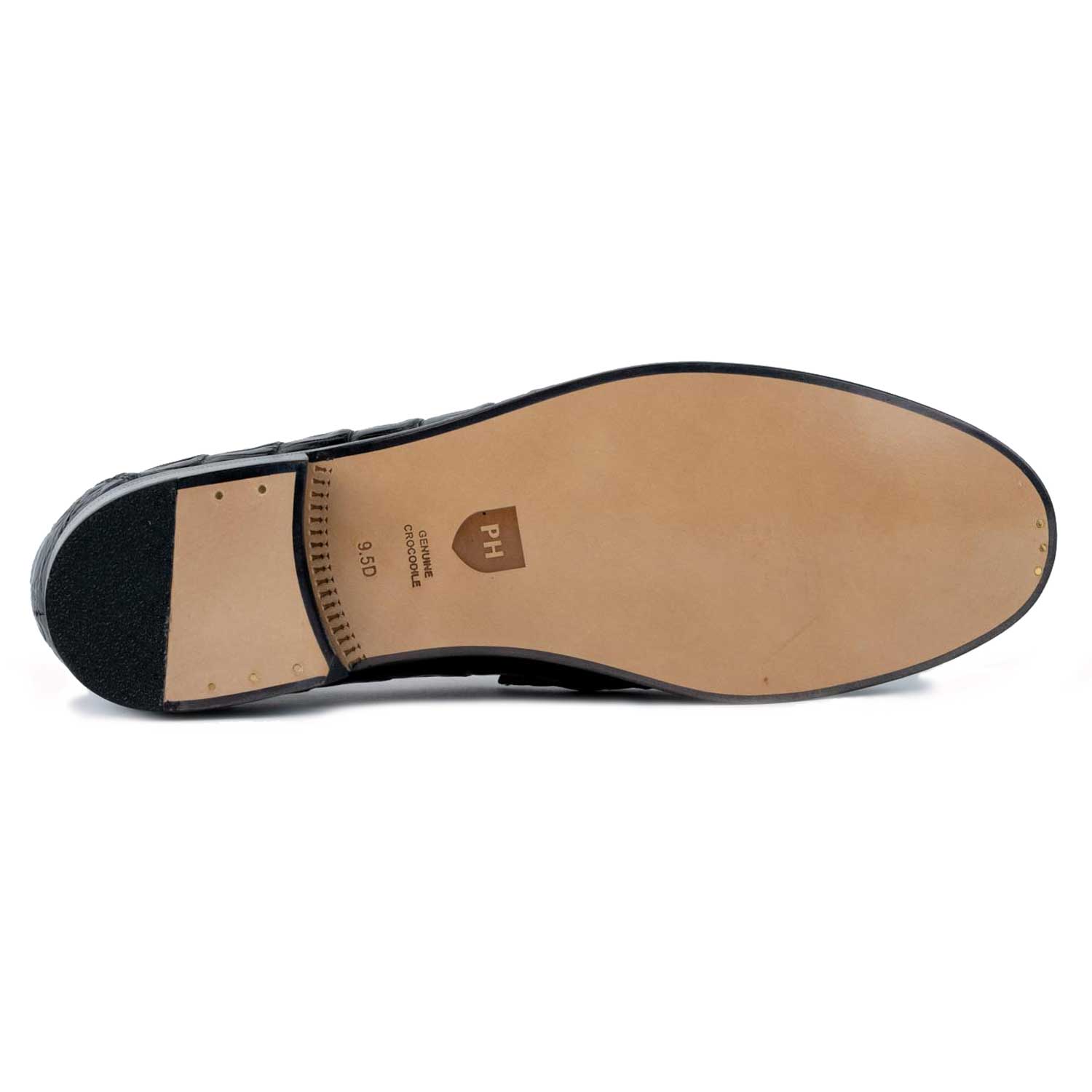 Peter Huber Shoes King Crocodile Bit Loafer