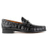 Peter Huber Shoes King Crocodile Bit Loafer