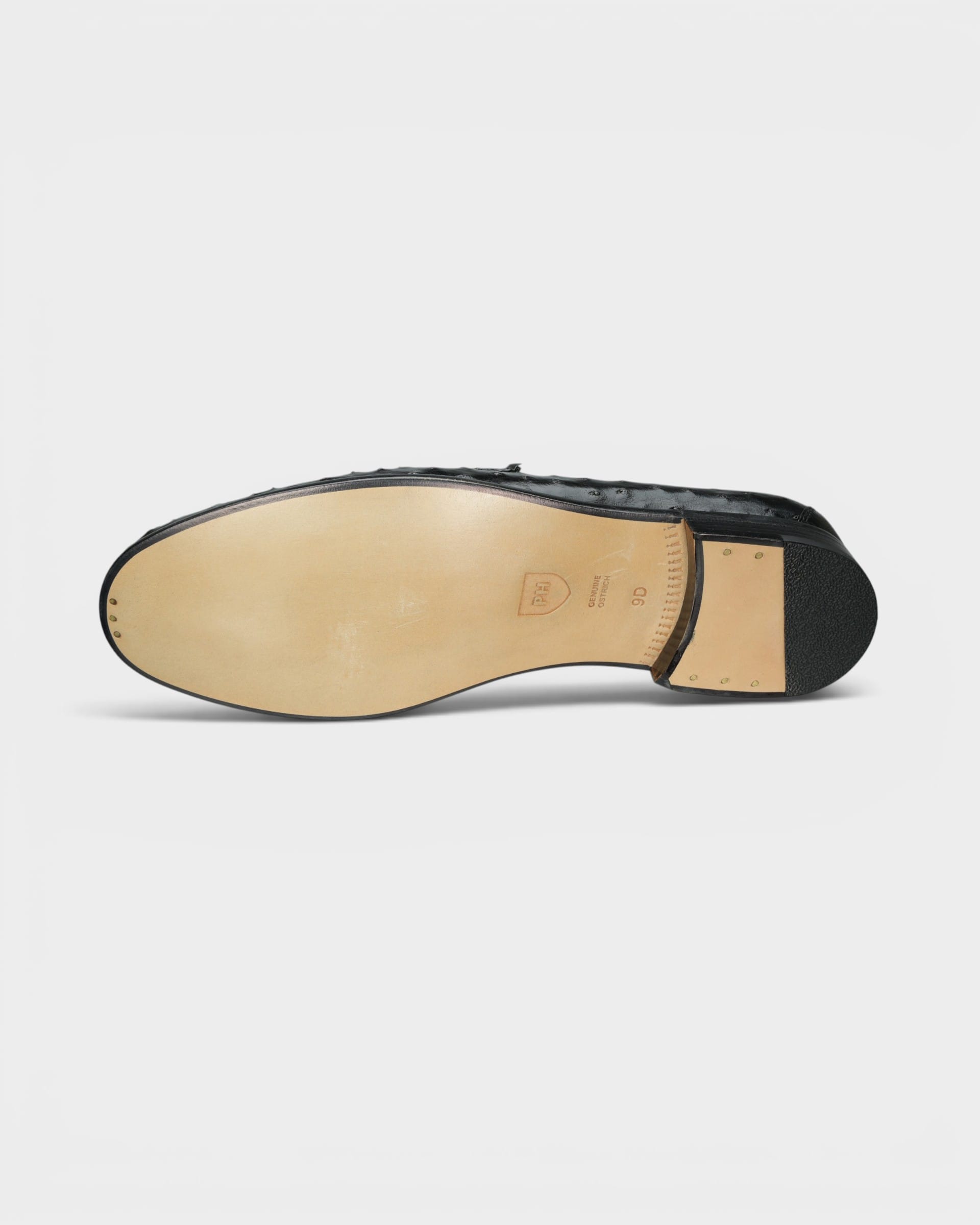 Peter Huber Shoes Nika Ostrich Bit Loafer