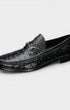 Peter Huber Shoes Nika Ostrich Bit Loafer