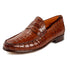 Peter Huber Shoes Texas Crocodile Penny Loafer
