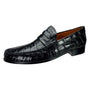 Peter Huber Shoes Texas Crocodile Penny Loafer