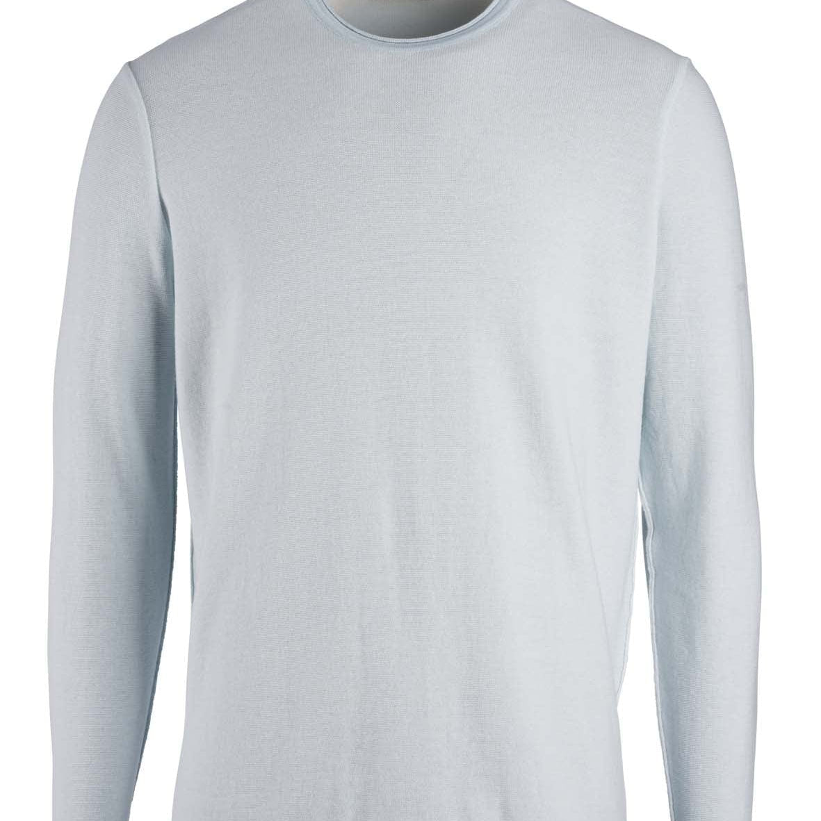Phil Petter Sweaters SILBER/NATUR / M Doubleface Crew Neck Pullover
