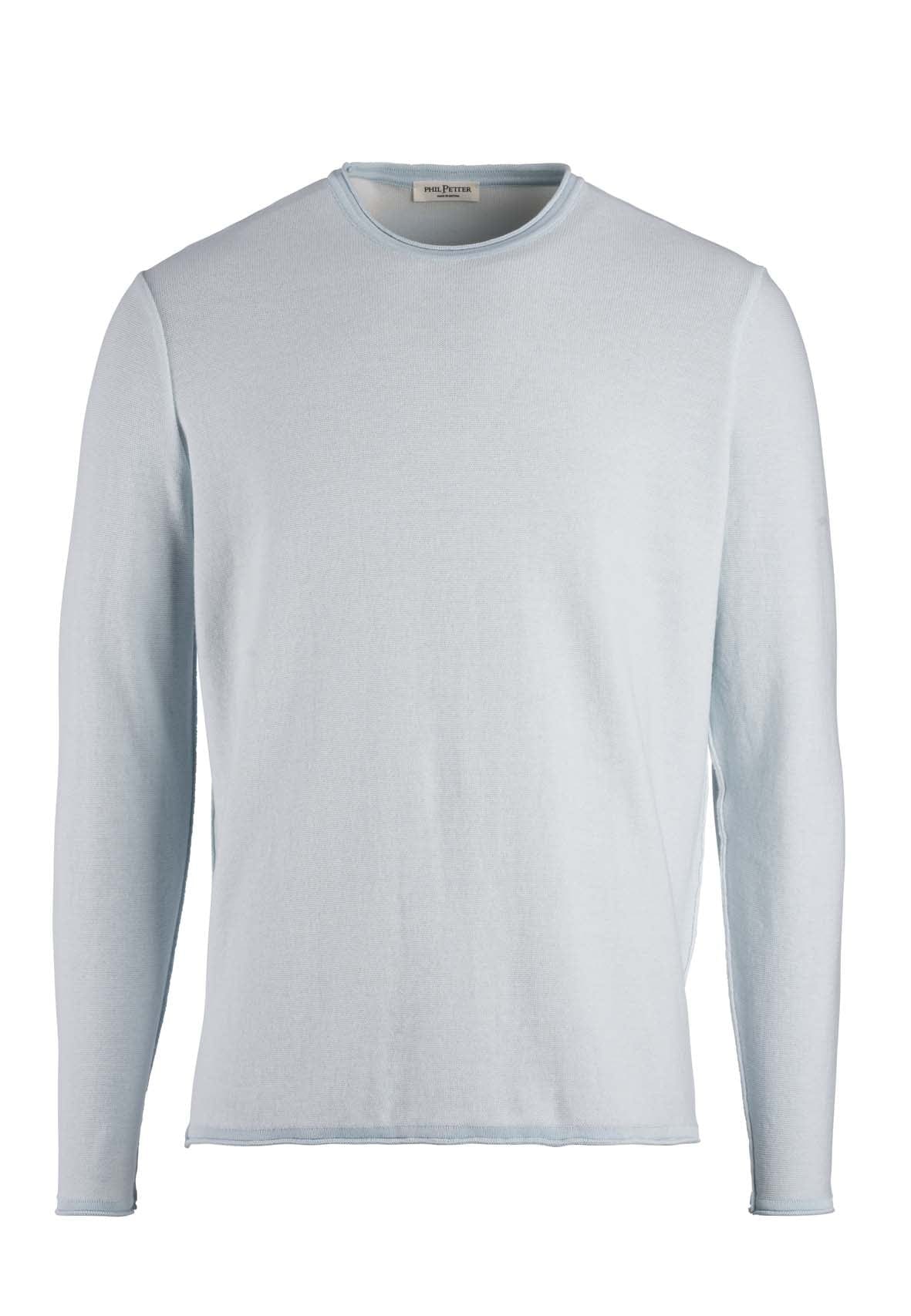 Phil Petter Sweaters SILBER/NATUR / M Doubleface Crew Neck Pullover