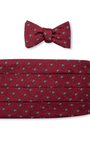 R. Hanauer, Inc. Cummerbund GARNET Garnet Palmetto Cummerbund Set