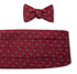 R. Hanauer, Inc. Cummerbund Garnet Palmetto Cummerbund Set