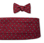 R. Hanauer, Inc. Cummerbund Garnet Palmetto Cummerbund Set