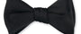 R. Hanauer, Inc. Neckwear Formal Black Faille Bow Tie