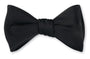 R. Hanauer, Inc. Neckwear Formal Black Faille Bow Tie