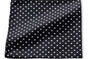 R. Hanauer, Inc. Pocket Square Black/White Windsor Dots Pocket Square