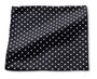 R. Hanauer, Inc. Pocket Square Black/White Windsor Dots Pocket Square