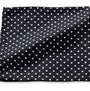 R. Hanauer, Inc. Pocket Square Black/White Windsor Dots Pocket Square