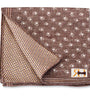 R. Hanauer, Inc. Pocket Square Brown Geometric Pocket Square