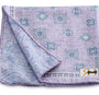 R. Hanauer, Inc. Pocket Square Lavender Medallions/Paisley Pocket Square
