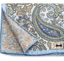 R. Hanauer, Inc. Pocket Square Natural Paisley/Flower Pocket Square