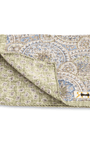 R. Hanauer, Inc. Pocket Square Sage Medallion/Pine Pocket Square