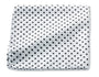 R. Hanauer, Inc. Pocket Square White/Black Windsor Dots Pocket Square