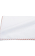 R. Hanauer, Inc. Pocket Square WHITE Henna Whipstitch Border Pocket Square
