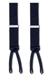 R. Hanauer, Inc. Suspenders BLACK Black Paisley Silk Suspenders