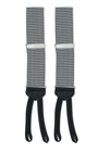 R. Hanauer, Inc. Suspenders BLACK/WHITE Black and White Houndstooth Silk Suspenders