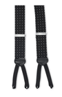 R. Hanauer, Inc. Suspenders BLCK/WHT / OS Black Milan Pin Dots Suspenders