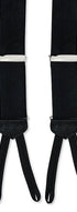 R. Hanauer, Inc. Suspenders N Black Silk Faille Suspenders