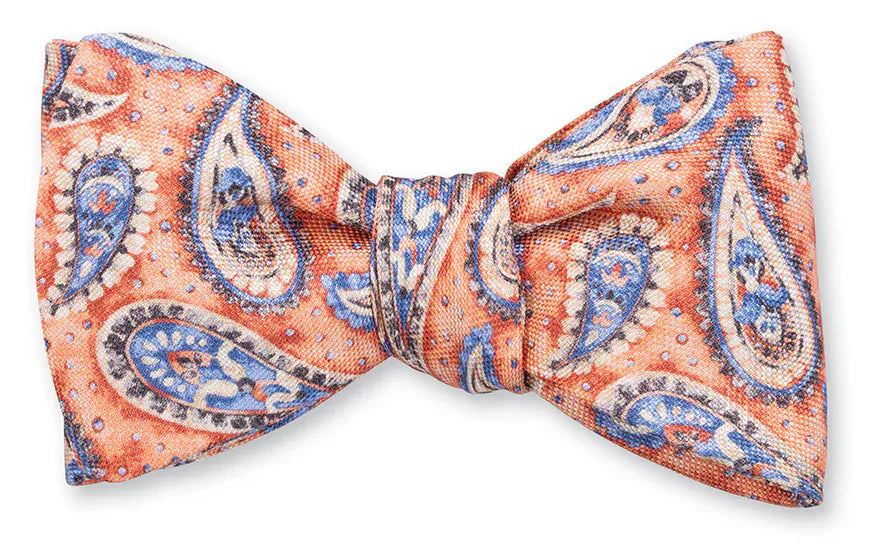 R. Hanauer, Inc. Ties Apricot Bernadette Pine Bow Tie