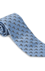 R. Hanauer, Inc. Ties BABY BLUE Blue Palmetto Necktie