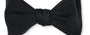 R. Hanauer, Inc. Ties BLACK Formal Black Satin Bow Tie
