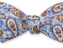 R. Hanauer, Inc. Ties Blue Bernadette Pine Bow Tie