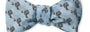 R. Hanauer, Inc. Ties Blue Palmetto Bow Tie