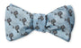 R. Hanauer, Inc. Ties Blue Palmetto Bow Tie