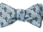 R. Hanauer, Inc. Ties Blue Palmetto Bow Tie