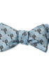 R. Hanauer, Inc. Ties CITADEL BLUE Blue Palmetto Bow Tie